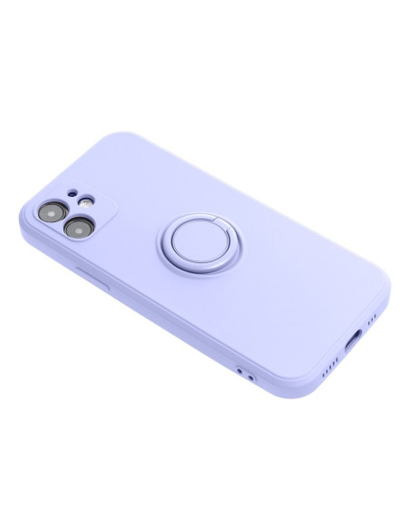 Coque SILICONE RING pour IPHONE 13 PRO violet