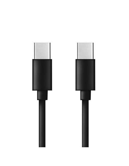 Cable Type C toType C Power Delivery PD 60W 3A C296 noir (embout 8mm)