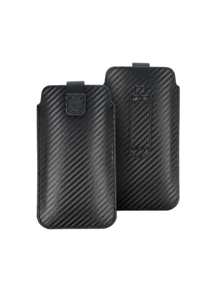 Coque universelle POCKET Carbon - Modèle 02 - pour IPHONE 5 / 5S / 5SE / 5C