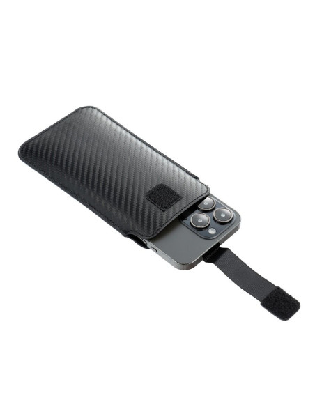 Coque universelle POCKET Carbon - Modèle 02 - pour IPHONE 5 / 5S / 5SE / 5C