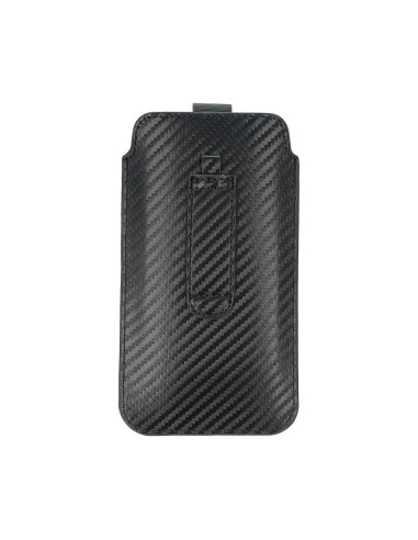 Coque universelle POCKET Carbon - Modèle 06 - pour NOKIA C5 / E51 / E52 / 515 SAMSUNG S5610