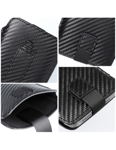 Coque universelle POCKET Carbon - Modèle 14 - pour IPHONE 11 / XR