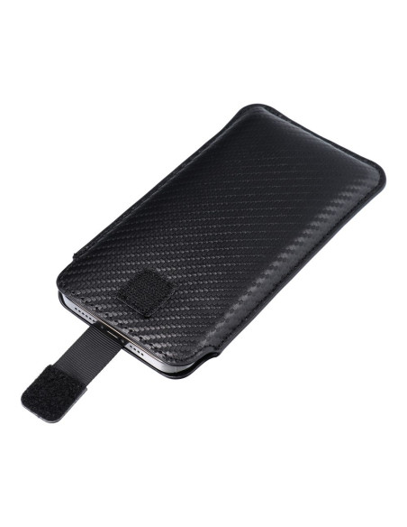 Coque universelle POCKET Carbon - Modèle 14 - pour IPHONE 11 / XR