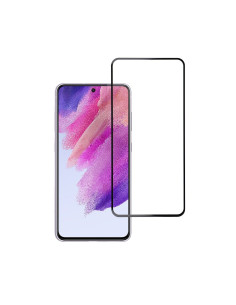 VERRE TREMPE Blue Star 5D - SAM Galaxy S21 FE (full glue/petite taille) NOIR