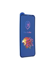 Verre hybride Bestsuit Flex-Buffer 5D avec revetement antibactérien Biomaster pour iPhone 13 Pro Max/14 Plus noir 2