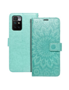 Etui MEZZO Book pour XIAOMI Redmi 10 / 10 2022 mandala vert
