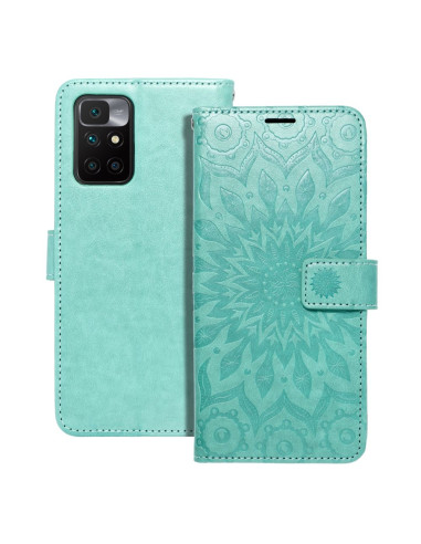 Etui MEZZO Book pour XIAOMI Redmi 10 / 10 2022 mandala vert