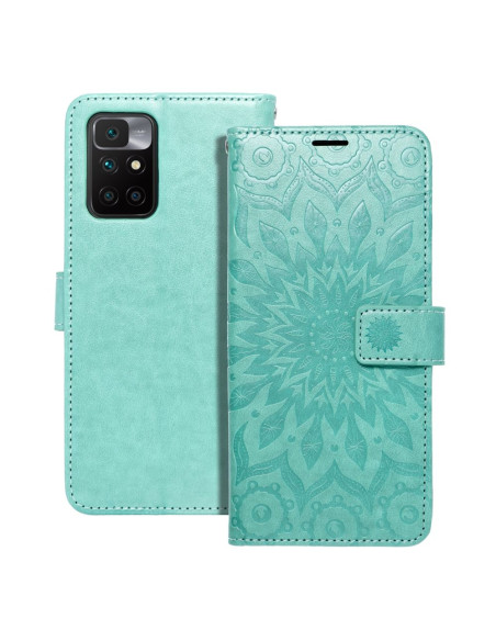 Etui MEZZO Book pour XIAOMI Redmi 10 / 10 2022 mandala vert