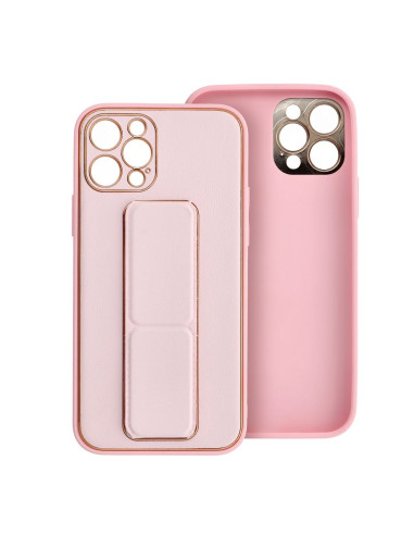Etui LEATHER Case Kickstand pour IPHONE 11 PRO ROSE