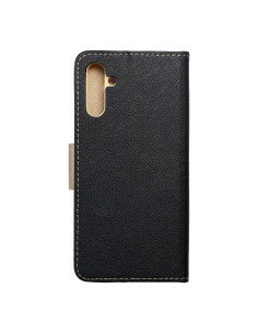 Etui Fancy Book pour SAMSUNG A13 5G / A04S noir/or 2