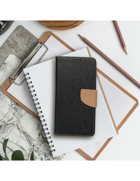 Etui Fancy Book do SAMSUNG S22 PLUS noir/ or