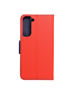 Etui Fancy Book do SAMSUNG S22 PLUS rouge/ bleu fonce 2