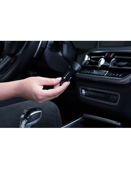 FORCELL CARBON chargeur voiture Type C 3.0 PD20W + Type C 3.0 PD20W CC50-2C noir (Total 40W)