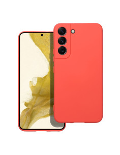 COQUE SILICONE pour SAMSUNG Galaxy S22 pêche