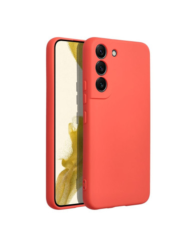 COQUE SILICONE pour SAMSUNG Galaxy S22 pêche