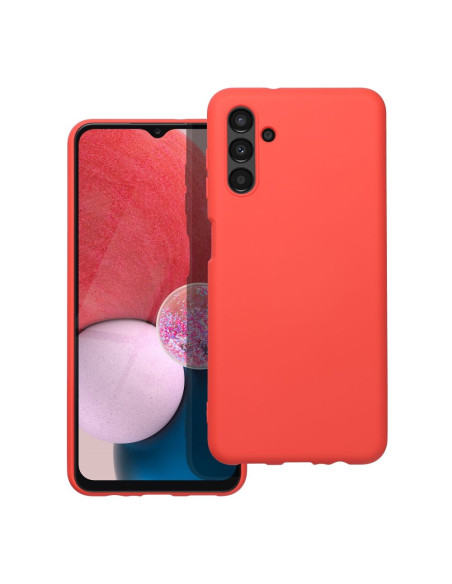 COQUE SILICONE pour SAMSUNG Galaxy A13 5G / A04S pêche