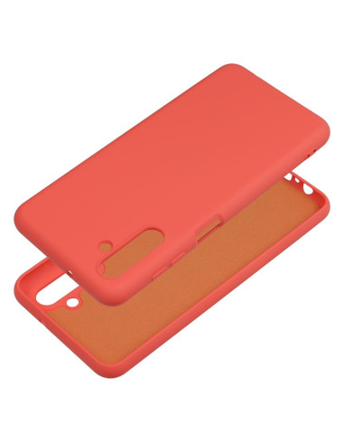 COQUE SILICONE pour SAMSUNG Galaxy A13 5G / A04S pêche