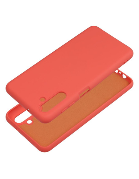 COQUE SILICONE pour SAMSUNG Galaxy A13 5G / A04S pêche