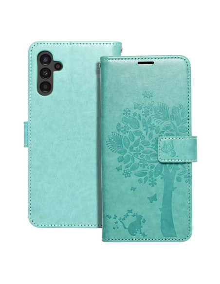 Etui MEZZO Book pour SAMSUNG A13 5G / A04S arbre vert