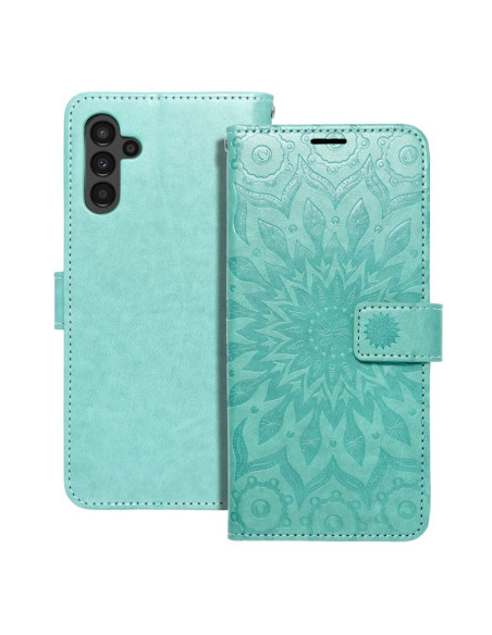 Etui MEZZO Book pour SAMSUNG A13 5G / A04S mandala vert