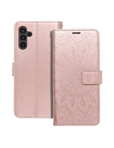 Etui MEZZO Book pour SAMSUNG A13 5G / A04S mandala or rose