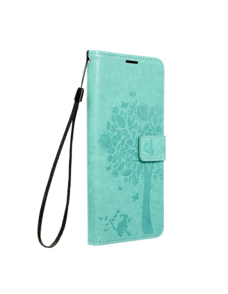 Etui MEZZO Book pour SAMSUNG S22 arbre vert