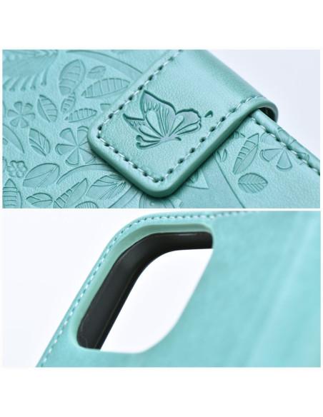 Etui MEZZO Book pour SAMSUNG S22 arbre vert