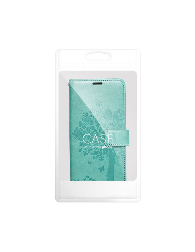 Etui MEZZO Book pour SAMSUNG S22 arbre vert