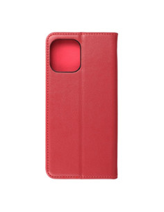 Étui en cuir SMART PRO pour IPHONE 13 PRO MAX bordeaux 2