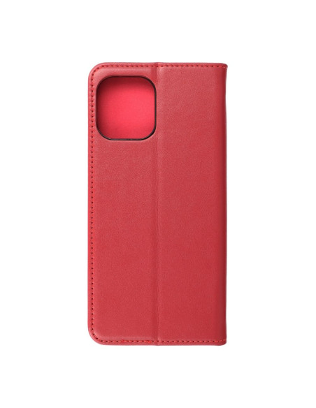 Étui en cuir SMART PRO pour IPHONE 13 PRO MAX bordeaux