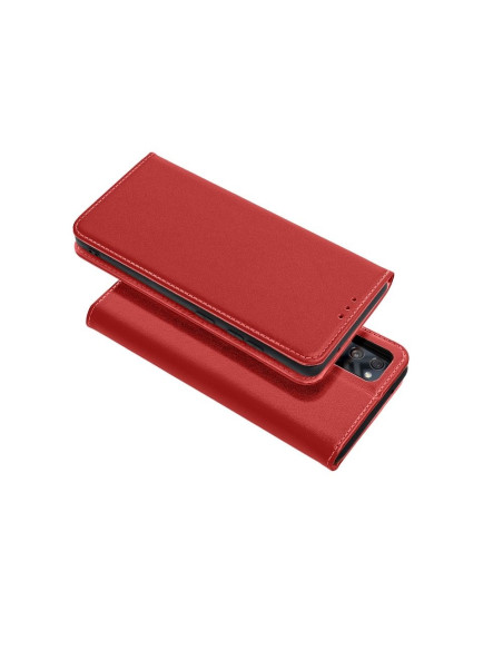Étui en cuir SMART PRO pour IPHONE 13 PRO MAX bordeaux