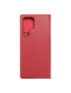 Étui en cuir SMART PRO pour SAMSUNG S22 Ultra bordeaux 2