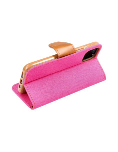 Etui Canvas pour SAMSUNG A13 5G / A04S rose 2