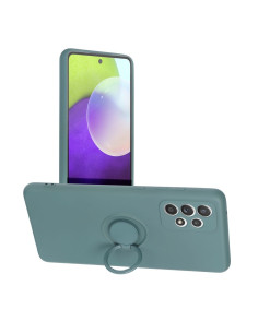 Coque SILICONE RING pour SAMSUNG Galaxy A52 5G / A52 LTE ( 4G ) / A52S vert