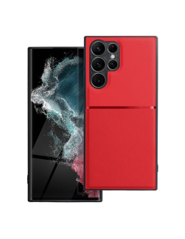 Coque NOBLE pour SAMSUNG S22 Ultra rouge