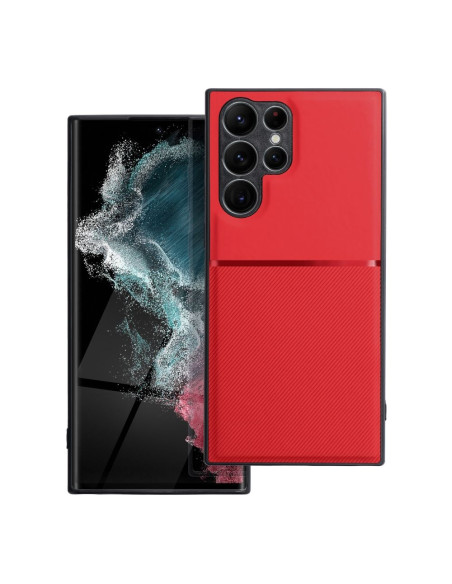 Coque NOBLE pour SAMSUNG S22 Ultra rouge