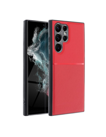 Coque NOBLE pour SAMSUNG S22 Ultra rouge