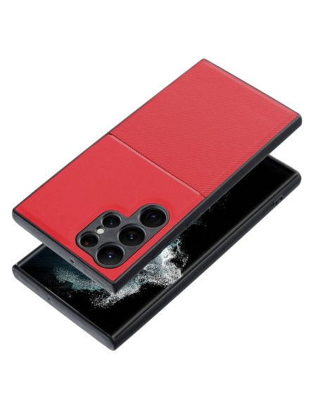 Coque NOBLE pour SAMSUNG S22 Ultra rouge