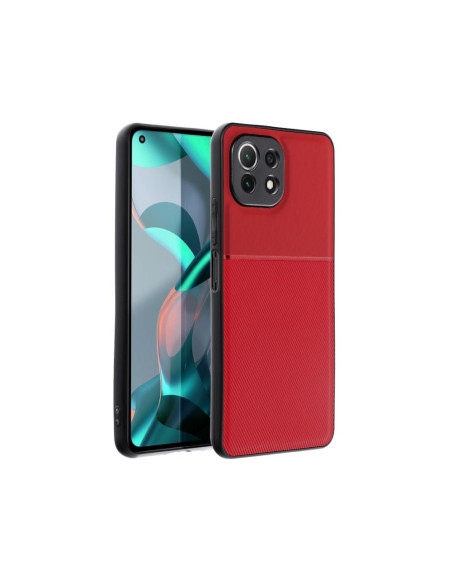 Coque NOBLE pour XIAOMI Mi 11 Lite 5G / Mi 11 Lite LTE ( 4G ) / Mi 11 Lite NE rouge