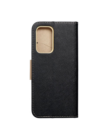 Etui Fancy Book pour SAMSUNG A53 5G noir/ or