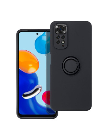 Coque SILICONE RING pour XIAOMI Redmi NOTE 11 / 11S noir