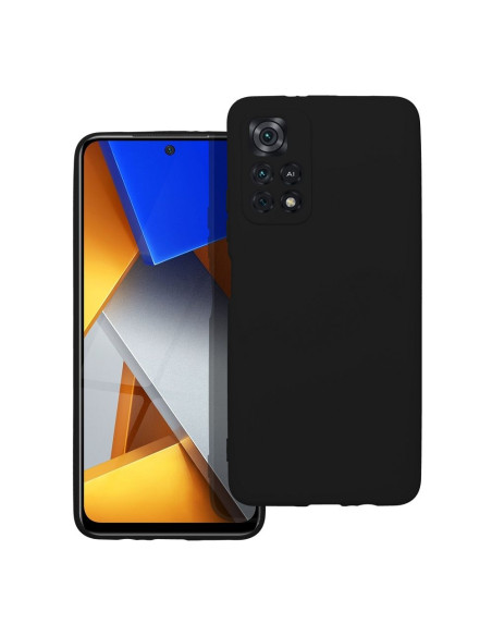 COQUE SILICONE pour XIAOMI POCO M4 PRO 5G / Redmi Note 11T 5G / Redmi Note 11S 5G NOIR