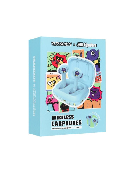 Écouteurs sans fil / bluetooth TWS JELLIE MONSTER YLFS-06BT bleu