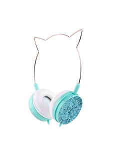Écouteurs CAT EAR modèle YLFS-22 Jack 3.5mm bleu