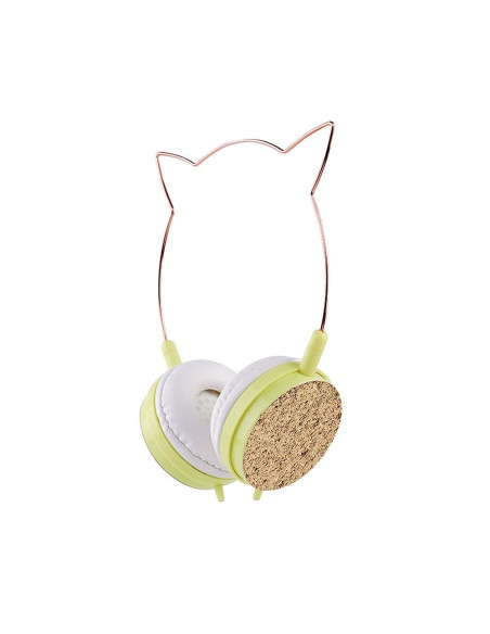 Écouteurs CAT EAR modèle YLFS-22 Jack 3.5mm or