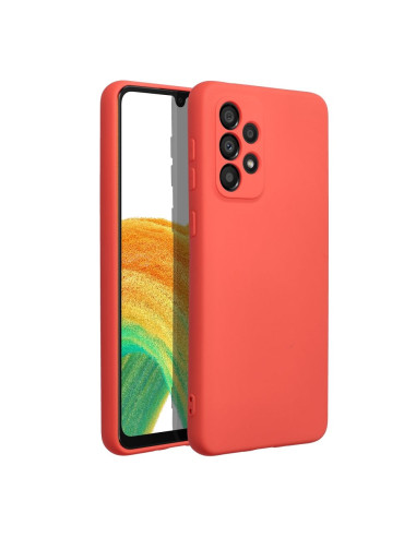 COQUE SILICONE pour SAMSUNG Galaxy A33 5G pêche