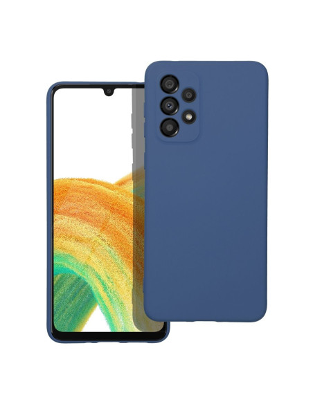 COQUE SILICONE pour SAMSUNG Galaxy A33 5G BLEU