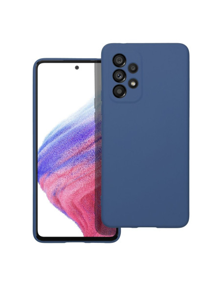 COQUE SILICONE pour SAMSUNG Galaxy A53 5G BLEU