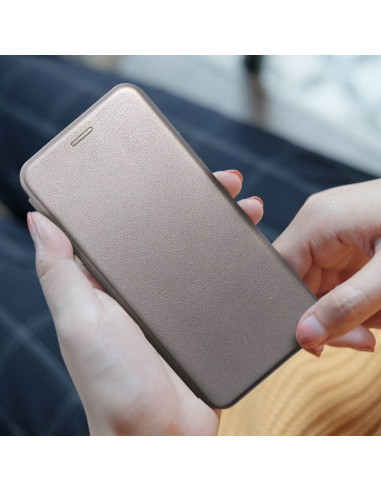Etui Book Elegance pour SAMSUNG A33 5G acier