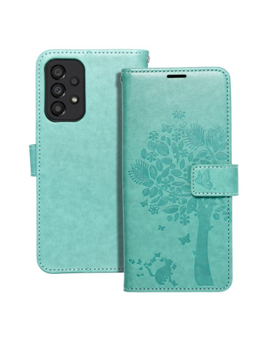 Etui MEZZO Book pour SAMSUNG A33 5G arbre vert